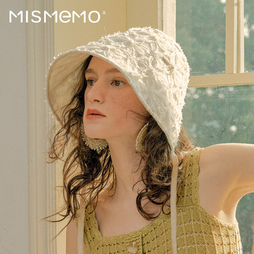 MISMEMO复古萝莉渔夫帽女夏防晒