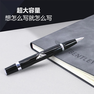 大容量签字笔劳斯莱斯金属笔壳耐用旋转伸缩轻奢高级礼品圆珠笔