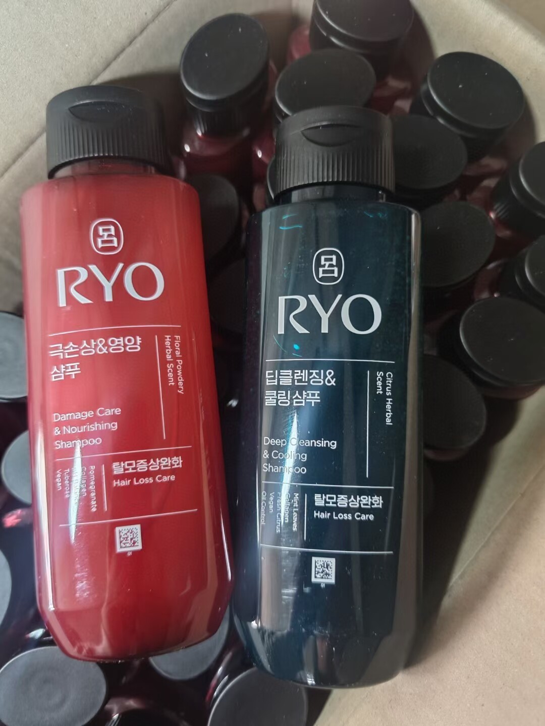 韩国专柜原版红吕绿吕洗发水迷你便携出差顺滑滋养去屑旅行装去油