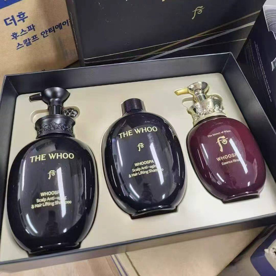 韩国Whoo后津率享拱辰防脱洗发水护发素套盒装滋养两洗一护350ml