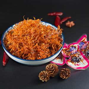 冉师傅灯影牛肉丝250g甜辣味纯肉零食女生爱吃独立小包装重庆特产