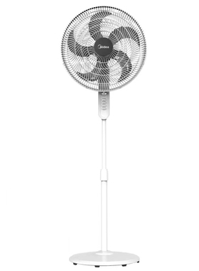 Midea美的FS45-23D电风扇波浪形扇叶70W白色18寸3档客厅