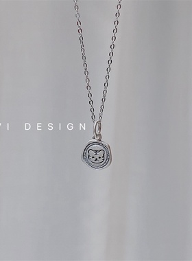 虎年本命年925纯银项链吊坠