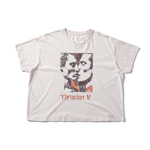 Wenfeng Li 26ss美式复古boxy印花短宽短袖T恤男宽松街头潮流上衣