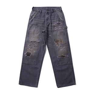 Double Knee 伐木裤 B73双膝工装 25FW 手绘擦脏 WENFENG Pant