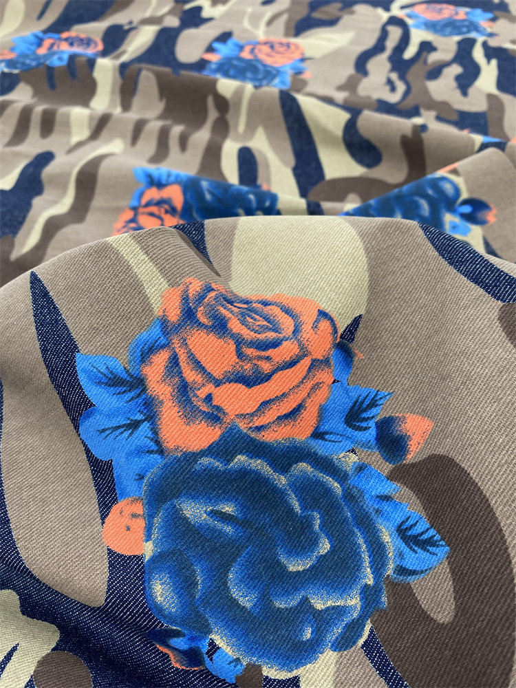 迷彩水洗外套服装diy箱包布料