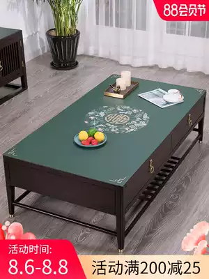 Chinese coffee table mat leather waterproof and oil-proof non-slip coffee table tablecloth 6206 Chinese style cover cloth tablecloth table mat thick