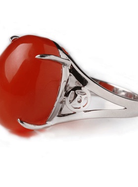 蔓伊诺四川925银凉山南红玛瑙