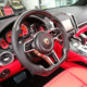 Panamera 帕拉梅拉 Macan718 适用于保时捷卡宴 方向盘改装 碳纤维