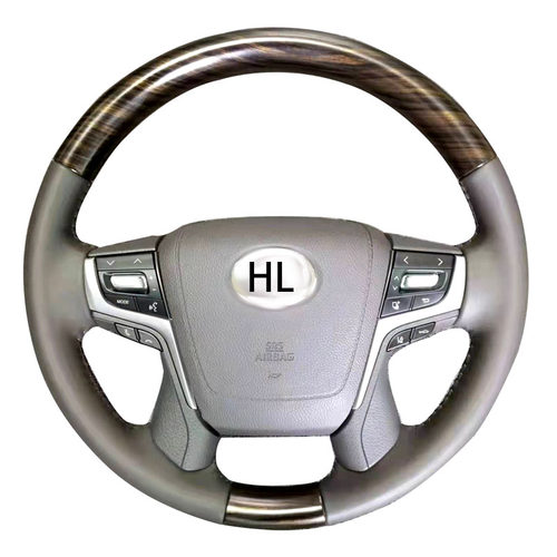 普拉多霸道桃木方向盘改装加工