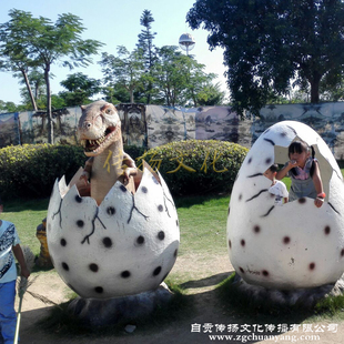 能动会叫的仿真恐龙景区公园商场拍照互动照相恐龙蛋儿童乐园摆件