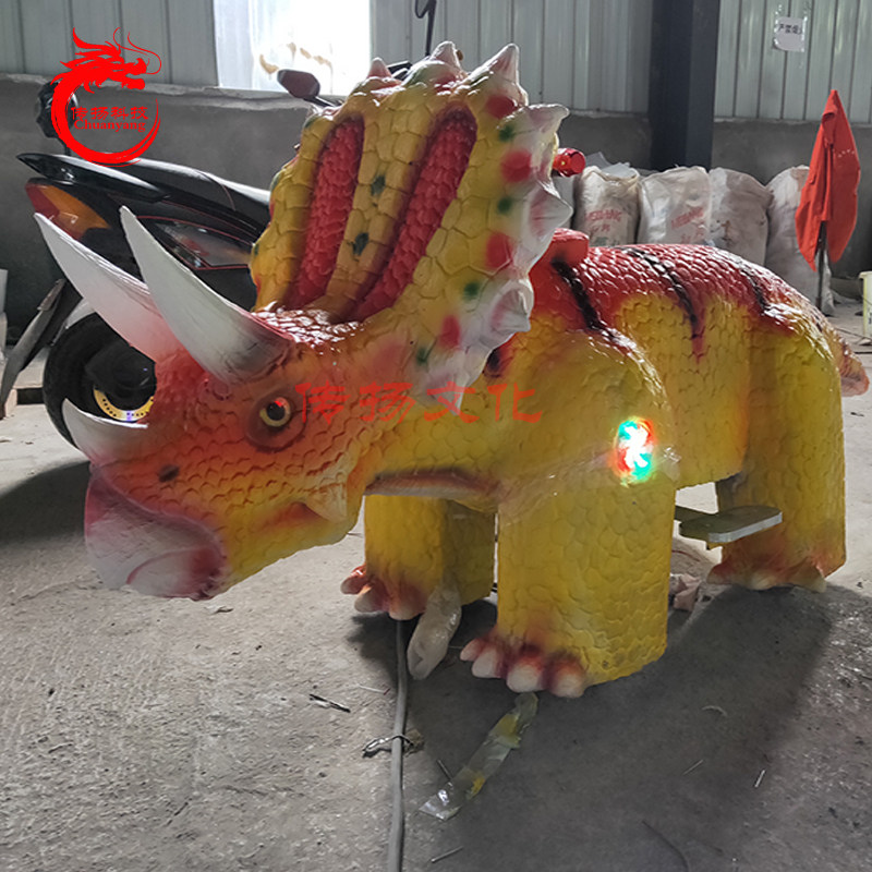 电动恐龙电瓶车游乐园商场小朋友喜欢的动物小车公园景区赚钱设备