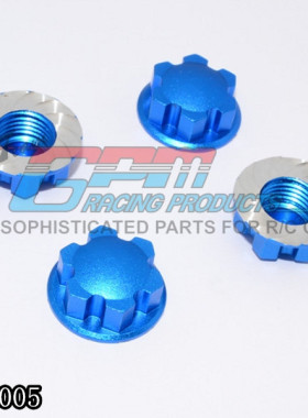 GPM FOR TRAXXAS X-MAXX 铝合金前后轴内部滚花22MM锁轮姆-1套4粒