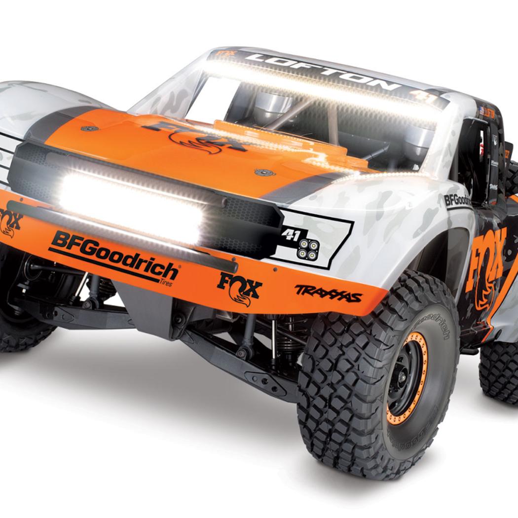 TRAXXAS新款四驱后直桥短途卡车TQI遥控UDR带灯85086-4
