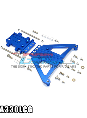 TRAXXAS SLASH 4X4 MODEL 68086-21铝合金前波箱底座+不锈钢螺丝