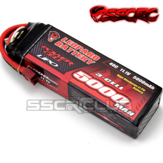 豹牌锂电池5000MAH 3S11.1V 40C 大F大E XO-1 TRX船暴力破百之选