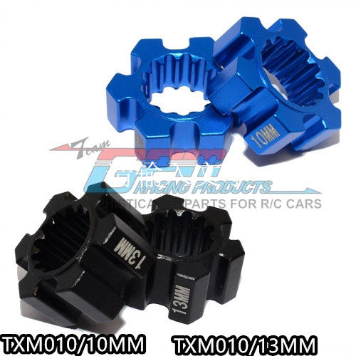 GPM FOR TRAXXAS X-MAXX 1/5铝合金六角接合器(10MM/13MM）2粒1套