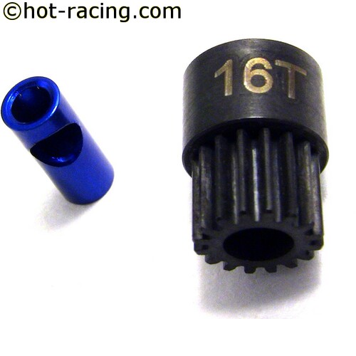 美国HOT RACING  钢马达齿48P 16T~26T 5MM内孔(加硬处理)