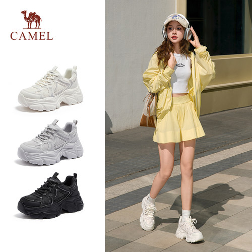 骆驼时尚休闲百搭老爹鞋女鞋
