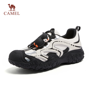 男女老爹鞋 企鹅户外徒步登山情侣厚底运动鞋 2026春新款 骆驼丑萌鞋