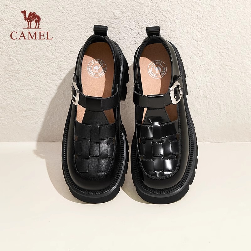 骆驼深口单鞋2024春季新款