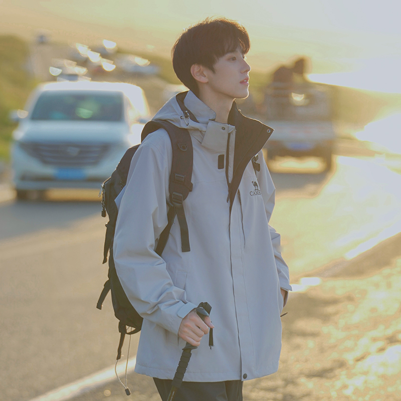 骆驼防风防水男女春秋冬冲锋衣