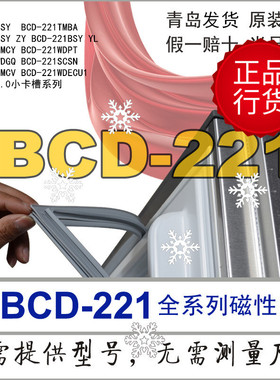 海尔冰箱门封条密封圈BCD-221TMBA TMCY TMCV BSY 221WDPT SCSN