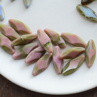 捷克进口复古花色散珠diy串珠