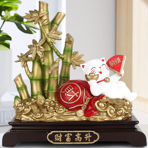 招财猫摆件店铺收银台装饰