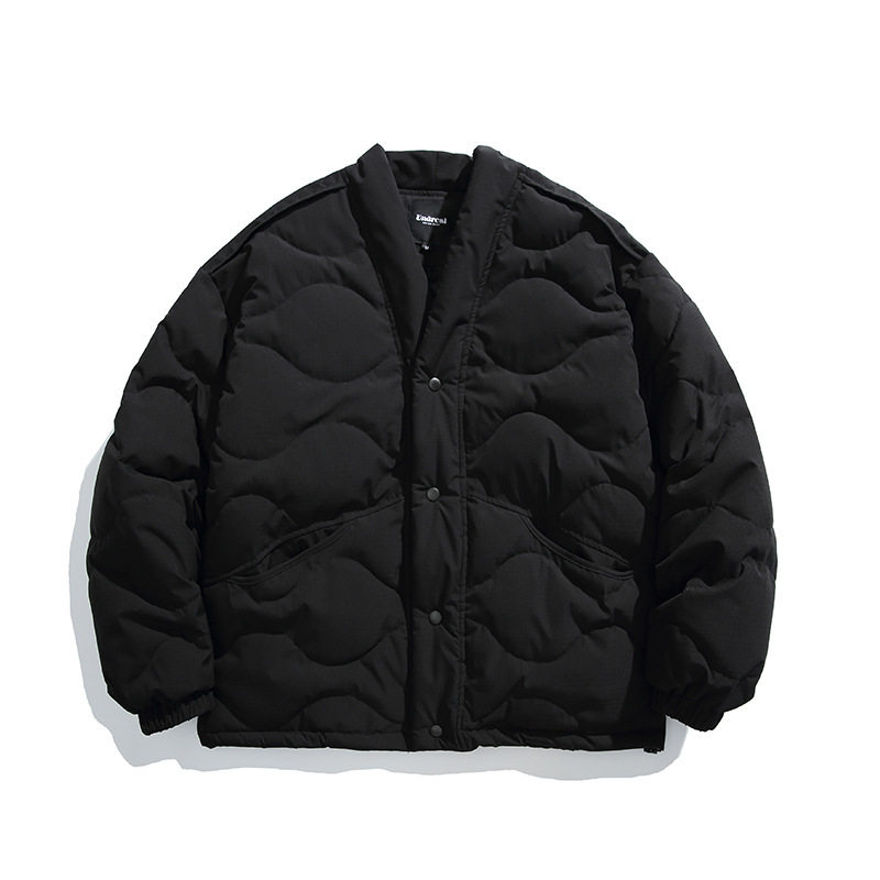 日系cityboy加厚工装棉衣男女款冬季宽松复古V领道袍棉服保暖外套,男装,棉衣,淘宝优惠券,粉丝福利购,淘宝优惠卷