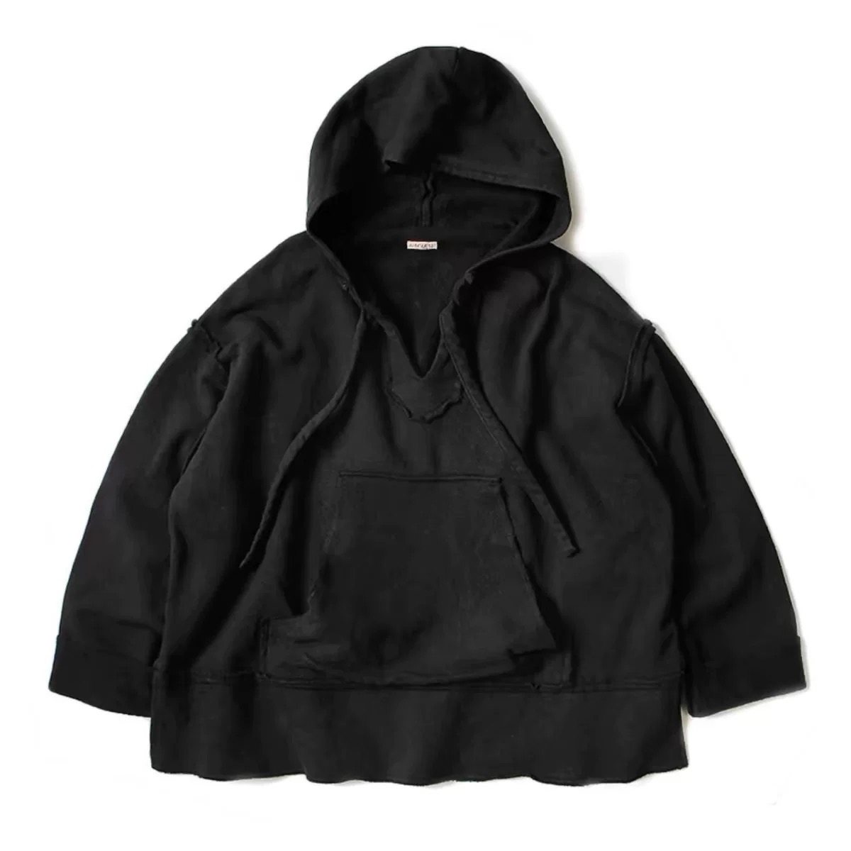 25AW KAPITAL VINTAGE日系复古套头纯色BF宽松卫衣重磅毛圈上衣潮