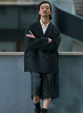 日系cityboy ootd 长谷川监制 25ss宽松机能休闲西服西装外套男女