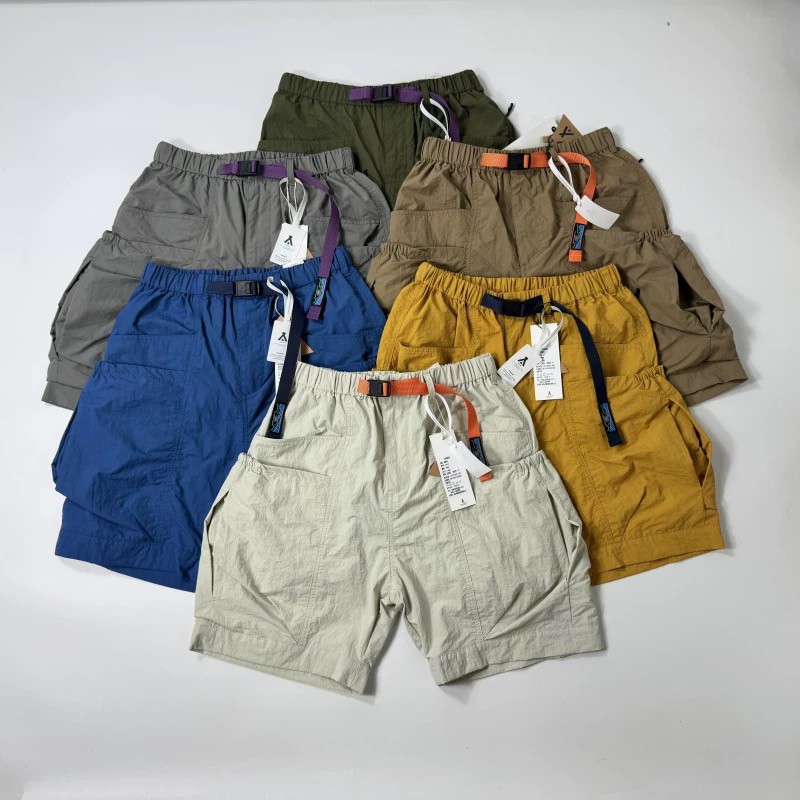 KAPITAL VINTAGE日系复古大抛袋工装山系短裤多口袋男女宽松直筒