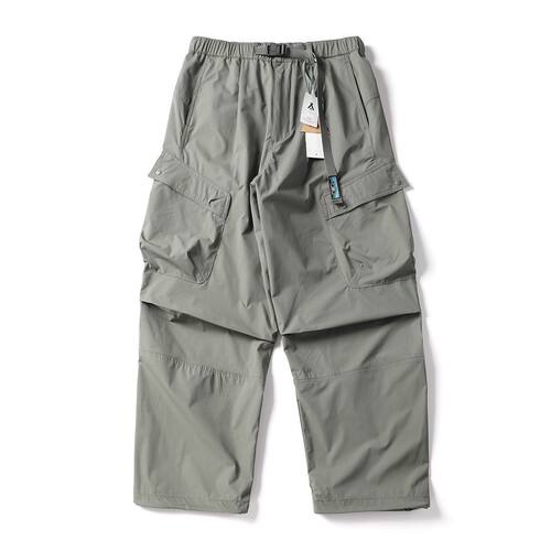 26SS夏季薄款日系潮流复古工装裤男宽松休闲伞兵裤裤脚抽绳休闲裤