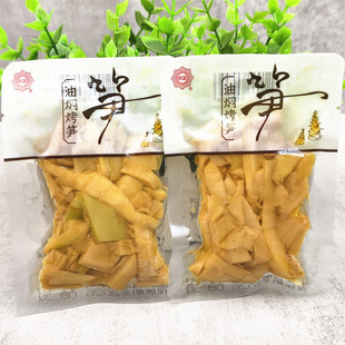 杭富油闷烤笋油焖笋500g下饭菜休闲零食笋干杭州竹笋小吃夜宵点心