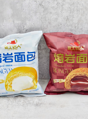 多士达人熔岩面包1000g老酸奶味巧克力味夹心面包蛋糕零食品包邮