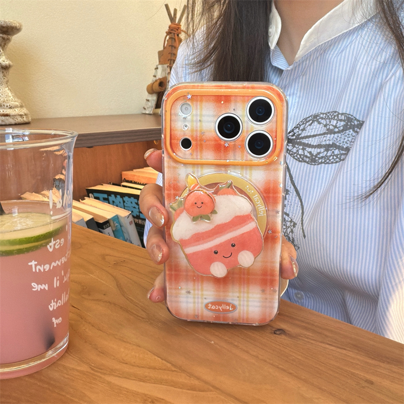 小众创意可爱卡通桃子手机壳