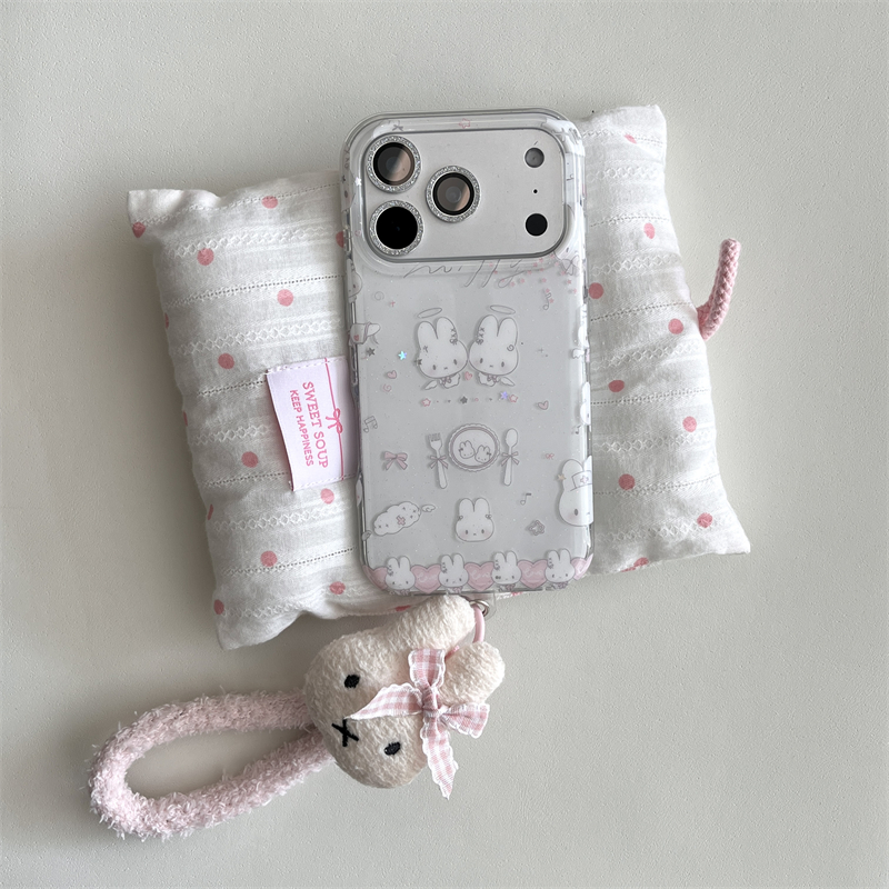 可爱奶呼呼少女心天使小兔子