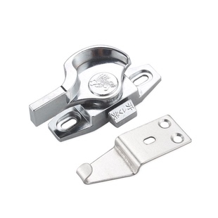 铝合金塑钢推拉门窗锁保险月牙锁窗户锁扣左右移窗断桥铝平移门锁