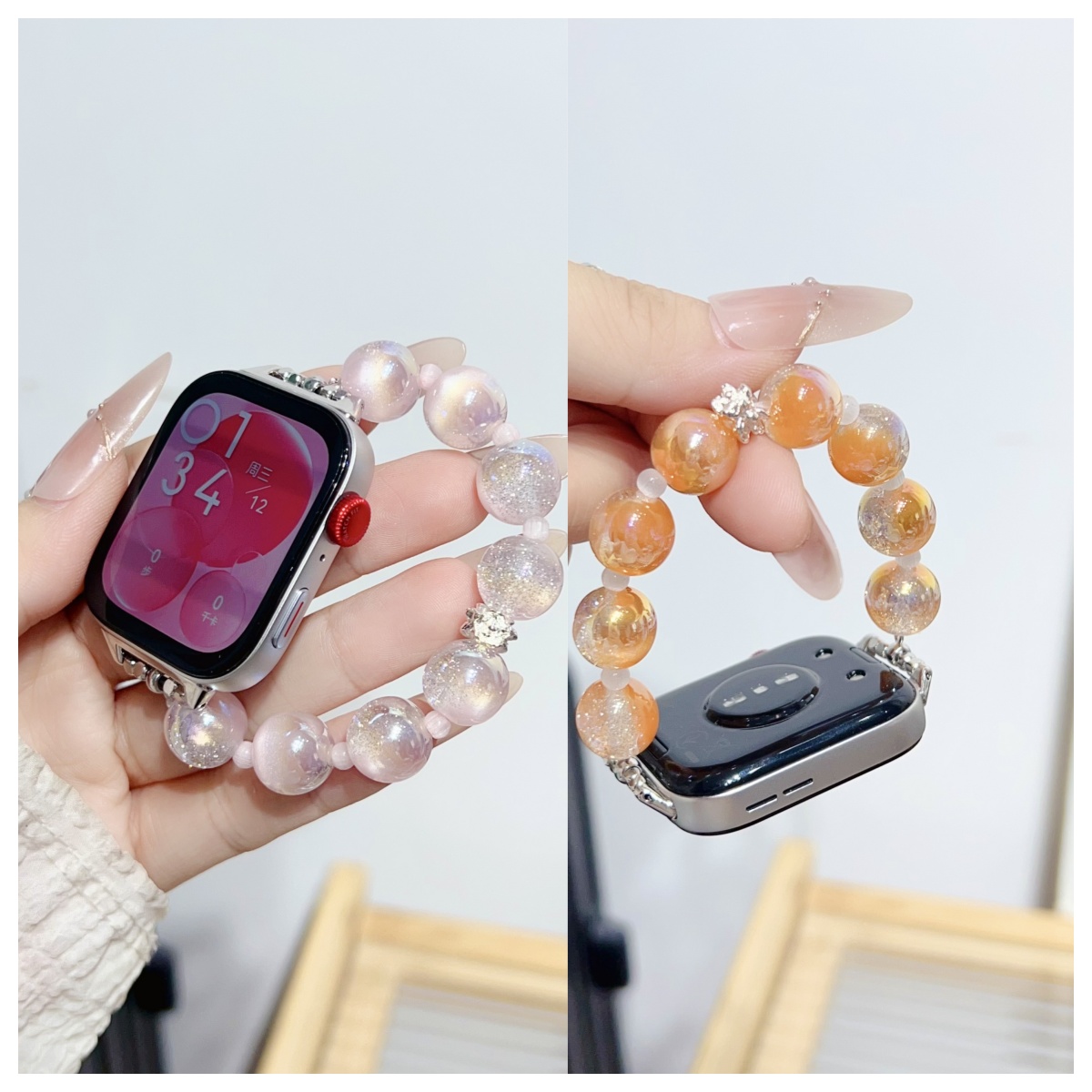 适用华为彩色圆珠弹力Fit4小米9