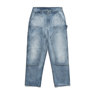 vintage牛仔裤 休闲宽松New B73卡哈特双膝美式 水洗做旧Carhartt