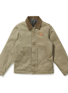 Vintameri J22美式宽松短宽夹克工装棉服秋冬厚款连帽旧化外套