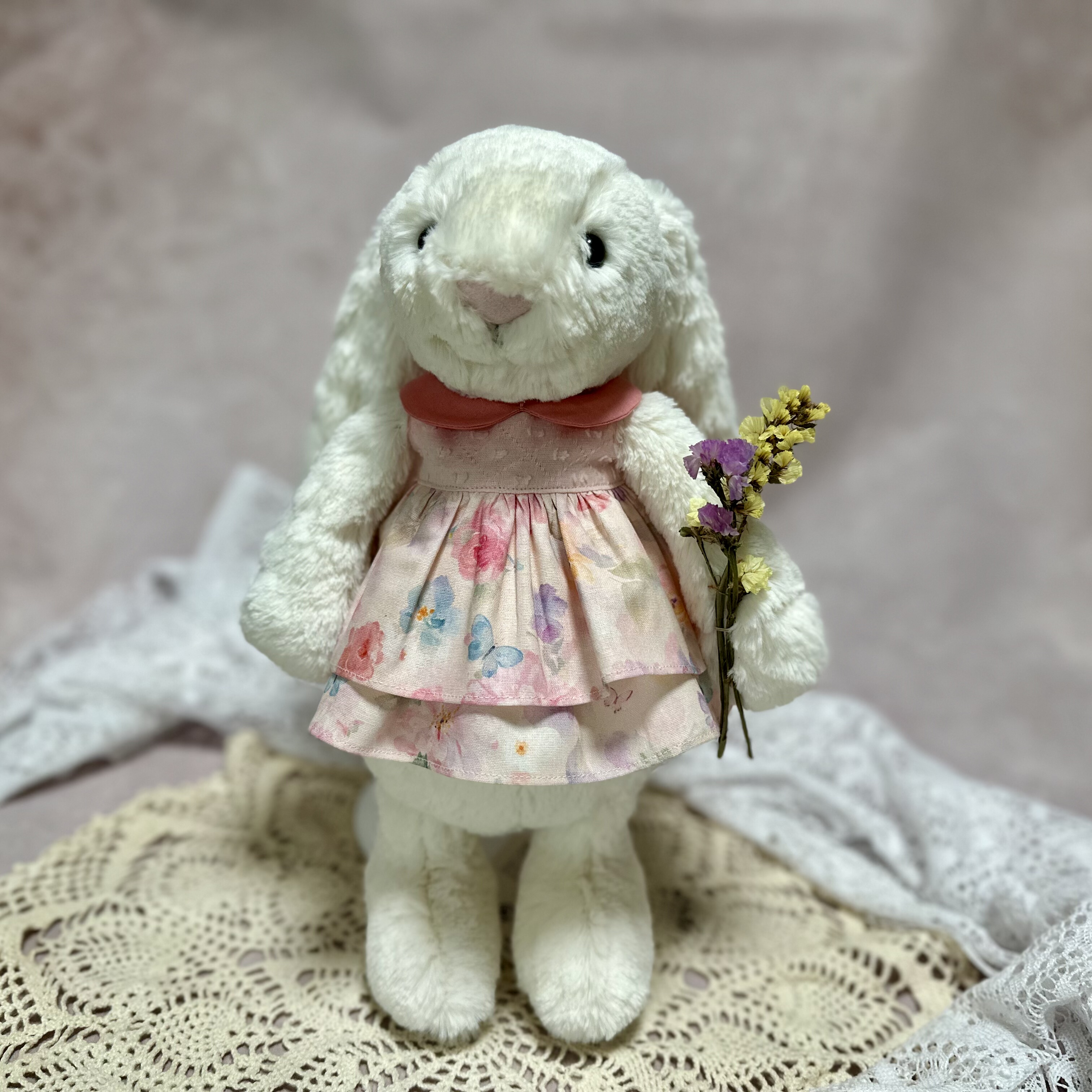 伽百利兔子衣服30cm毛绒娃娃蛋糕裙邦尼兔蛋糕裙31cm中号兔衣服