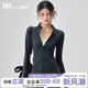 健身女孩立领瑜伽服外套秋修身 新 拉链运动上衣显瘦普拉提跑步长袖