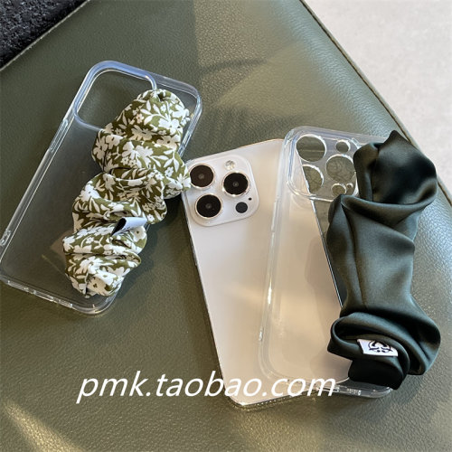 花朵手腕带适用苹果14手机壳