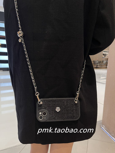 小香风山茶花银球斜挎15手机壳