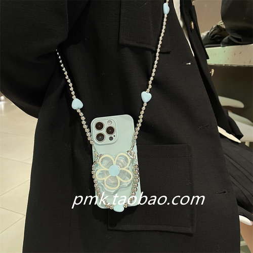 糖果天蓝壳iphone14手机壳
