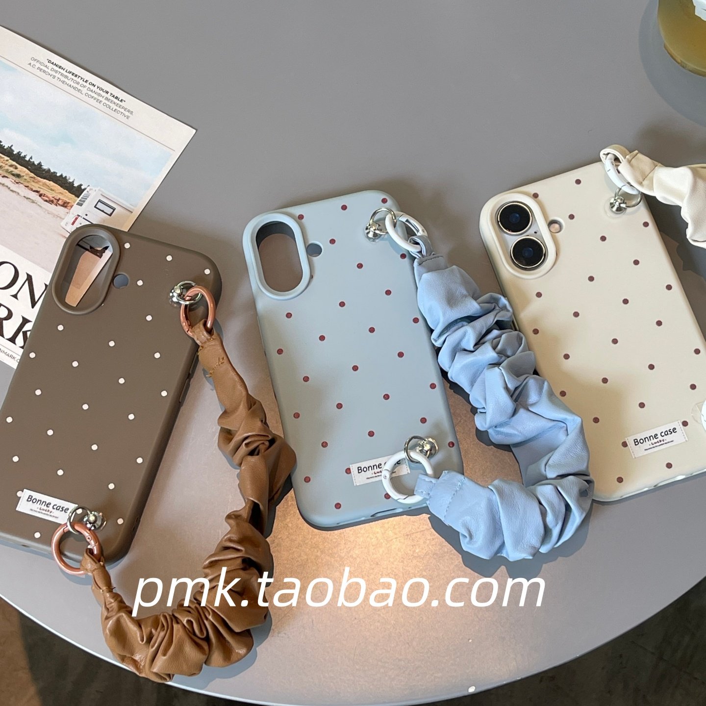 ins简约糖果色波点壳适用iPhone17promax苹果15手机壳14promax新款褶皱皮质手提绳13软壳16pro保护套12情侣11,3C数码配件,手机保护套/壳,淘宝优惠券,粉丝福利购,淘宝优惠卷