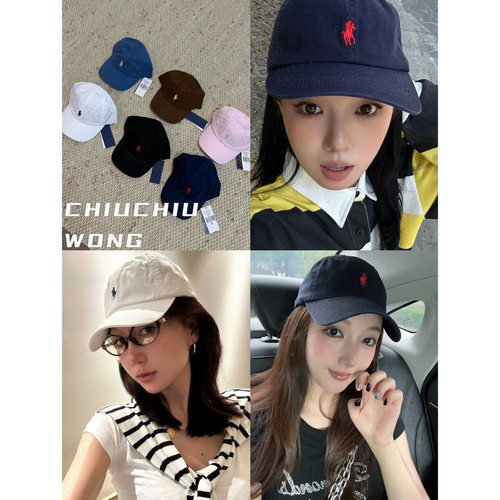 CHIUCHIUWONG Jennie rose明星同款 经典软顶洗水防晒棒球帽女