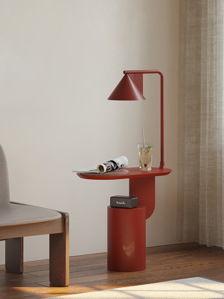 沙发边几创意智能多功能角几家用无线充电感应落地灯卧室床边柜子